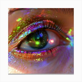 Holographic Eye Canvas Print