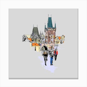 Prague Charles Bridge 1 Canvas Print