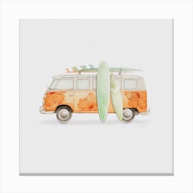 Kombi Life Square Canvas Print