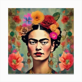An Evocative Frida Art Print 2 Canvas Print