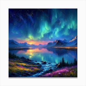 Aurora S Symphony 7 Canvas Print