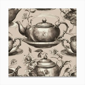 Tea Art 83 Canvas Print