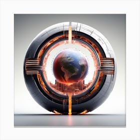 Futuristic World 9 Canvas Print