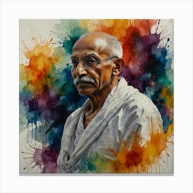 Mahatma Gandhi 24 Canvas Print