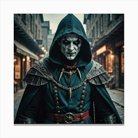 Dark assassin Canvas Print