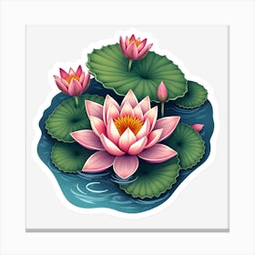 Lotus Flower Canvas Print