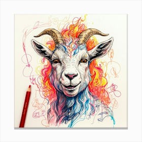 Goat! 23 Canvas Print