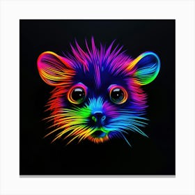 Colorful Rat 1 Canvas Print