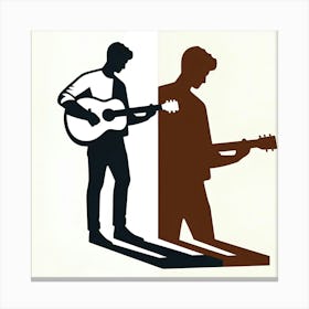 Acoustic Guitar Canvas Print