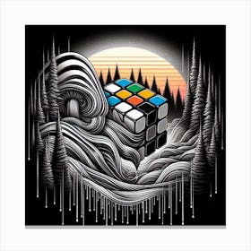 Rubik'S Cube 5 Canvas Print