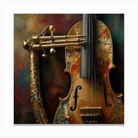 Saxophone 5 Canvas Print