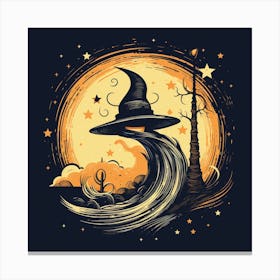 Witch Hat 2 Canvas Print