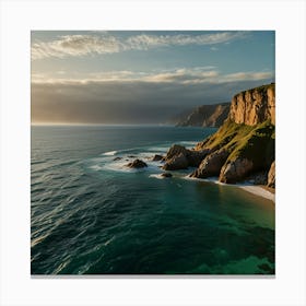 Sunset At The Cape Of Good Hope Canvas Print