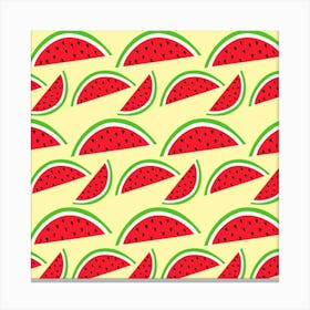 Watermelon Pattern Canvas Print