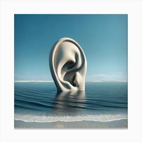 whispering waves Canvas Print