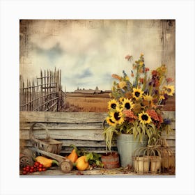 Autumn In The Country Canvas Print