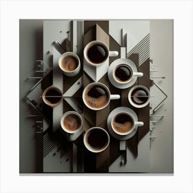 Coffee Art 2 Canvas Print