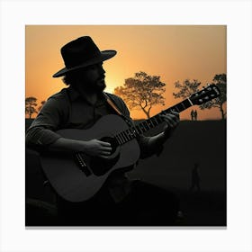 Acoustic Guitar 5 Canvas Print