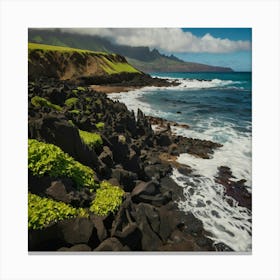 Default Dragons Teeth Maui Art 1 Canvas Print