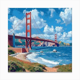 Golden Gate Bridge 1 Canvas Print