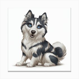 Husky Dog 3 Canvas Print