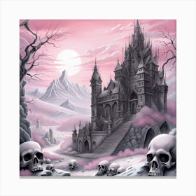 Castle Of Skulls 2 Canvas Print