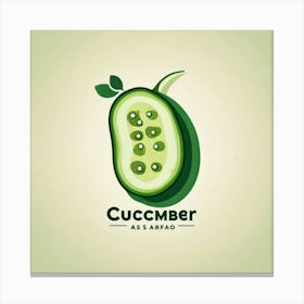 Cucumber Logo Canvas Print