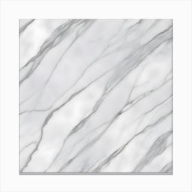 Marble Texture - White Canvas Print