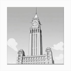 Canada Tower Canvas Print