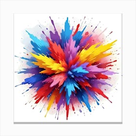 Colorful Paint Explosion 1 Canvas Print