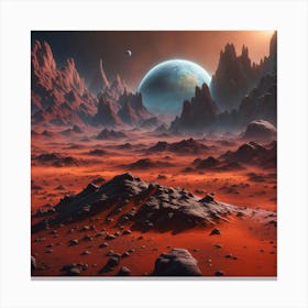 Red Planet Canvas Print