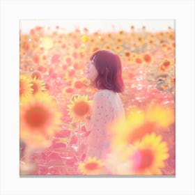 Sunflower Field Canvas Print