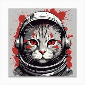 Astronaut Cat Canvas Print