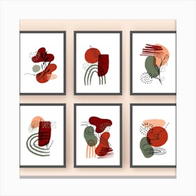 Abstract Set Canvas Print