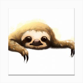 Chill Sloth Canvas Print