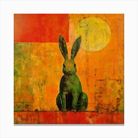 Rabbit In The Sun Canvas Print