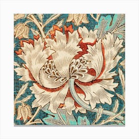 William Morris Flower Canvas Print