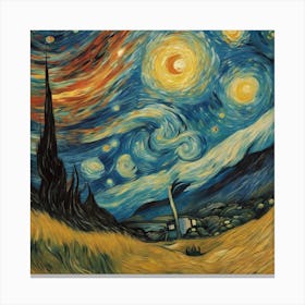 Starry Night 6 Canvas Print