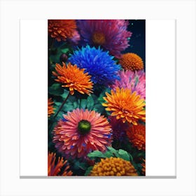 Colorful Flowers Canvas Print