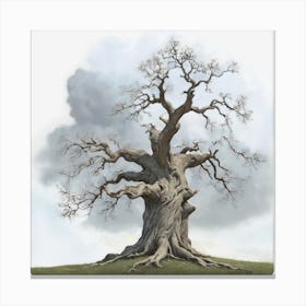 Stormy Tree Canvas Print