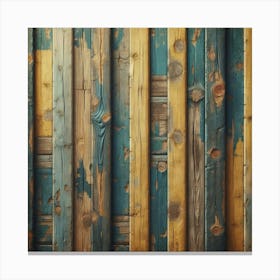 Old Wooden Planks Canvas Print