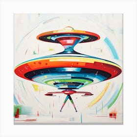 Alien Spaceship 3 Canvas Print