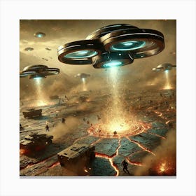 Mantle Guardian Drones Role Converted Canvas Print