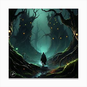 Dark Forest Canvas Print