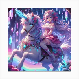 Unicorn Girl Canvas Print