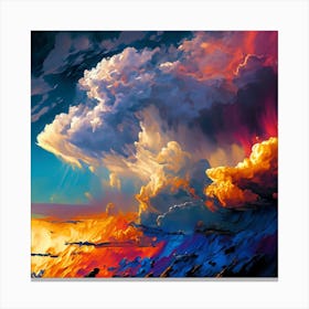 Colourful Storm Clouds Canvas Print
