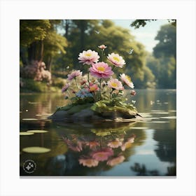 Lotus Flower Canvas Print