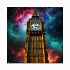 Default Closeup Of A Big Ben Clockthe Giant Bell Inside The Bi 3 Canvas Print