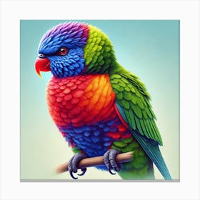 Colorful Parrot Canvas Print