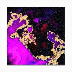 100 Nebulas in Space with Stars Abstract n.092 Canvas Print